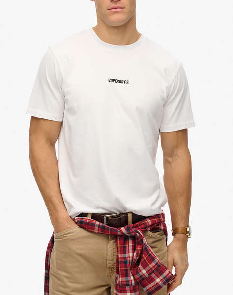 SUPERDRY D1 SDSW MICRO LOGO T SHIRT МЪЖКА ТЕНИСКА