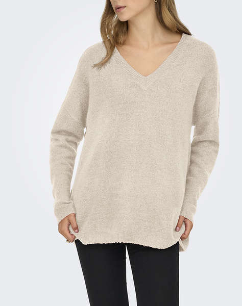 ONLY ONLTALIO LS LONG V-NECK BF KNT