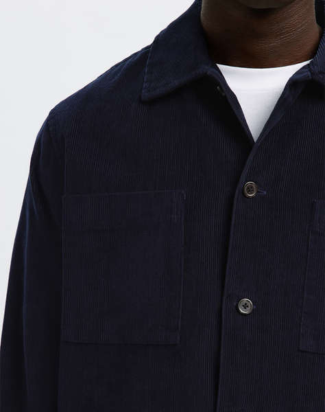 SELECTED SLHREGTATE CORD OVERSHIRT