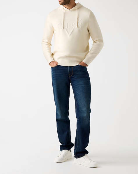 GUESS JOBY HOODIE FRENCH TERRY SWTR KNITTED MEN''S