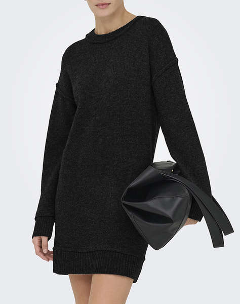 ONLY ONLHAZEL LIFE LS O-NECK DRESS BF KNT