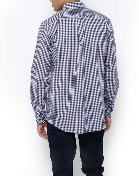 THE BOSTONIANS РИЗА MAVERICK TWILL REGULAR FIT MedCheck TWILL Button-down Regular FIT