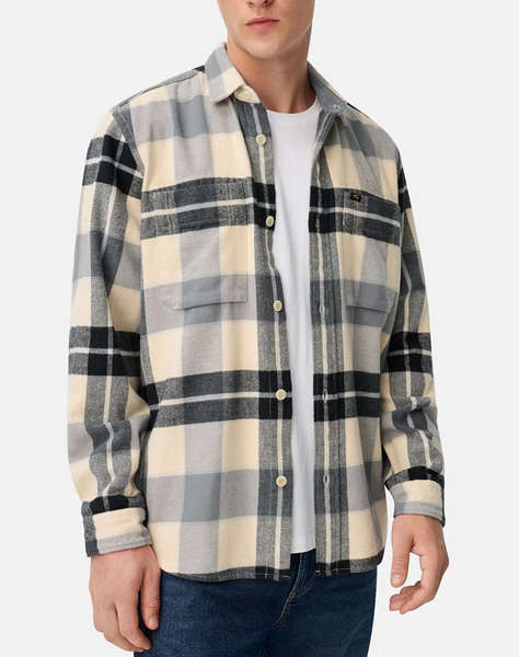 CAMEL ACTIVE РИЗА Μ.Μ. Flannel Check 2 Pocket