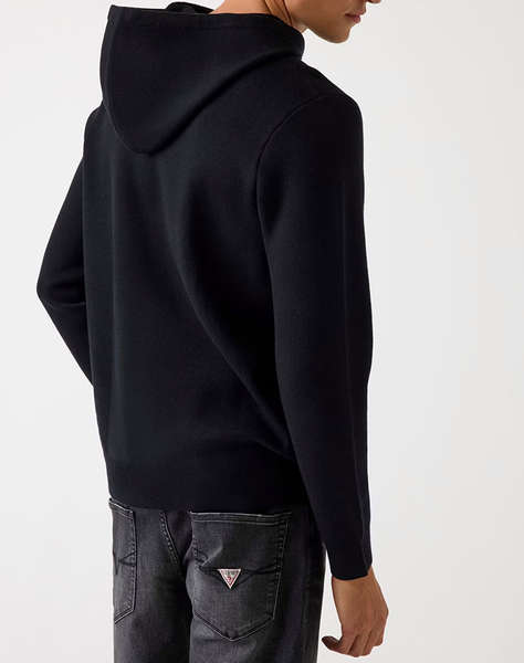 GUESS JOBY HOODIE FRENCH TERRY SWTR KNITTED MEN''S