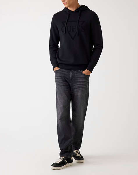 GUESS JOBY HOODIE FRENCH TERRY SWTR KNITTED MEN''S