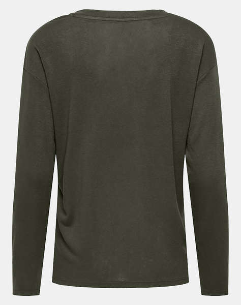 ONLY ONLHENRIETTA L/S V-NECK SHINE TOP JRS