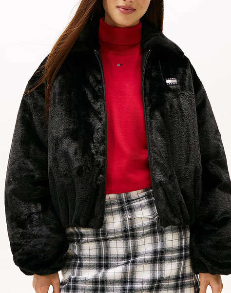 TOMMY JEANS TJW FAUX FUR BOMBER