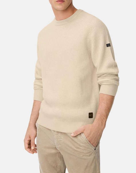 CAMEL Pullover Crewneck wool