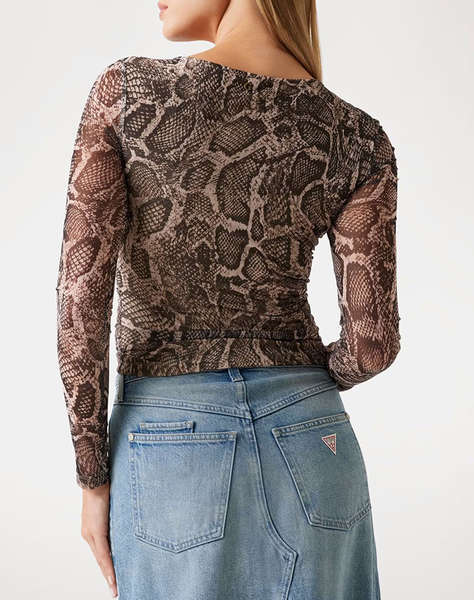 GUESS LS BERNARDETTE TOP ДАМСКА БЛУЗА