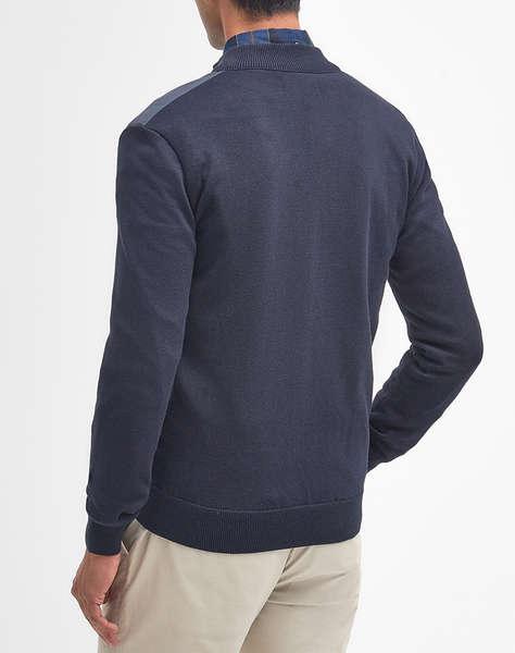 BARBOUR BARBOUR ESSENTIAL CARN BAFFLE ZIP THROUGH KNITTED JUMPER