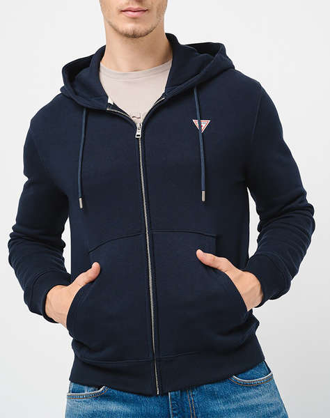 GUESS JEANS GJ ZIP HOOD SLIM MINI TR SWEAT МЪЖКА ЖИЛЕТКА