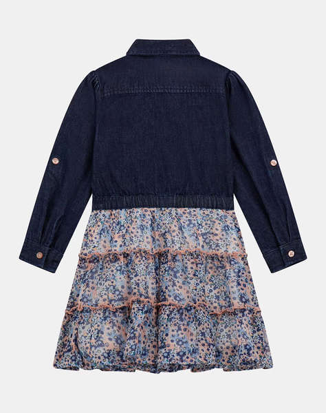 GUESS MIXED FABRICS ADJ. LS DRESS DRESS CHILD GIRL