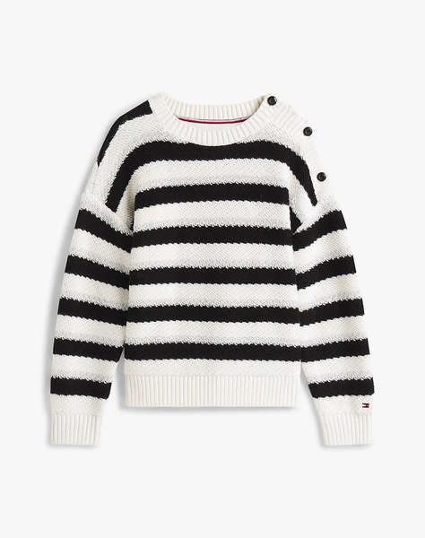 TOMMY HILFIGER LUREX STRIPE SWEATER