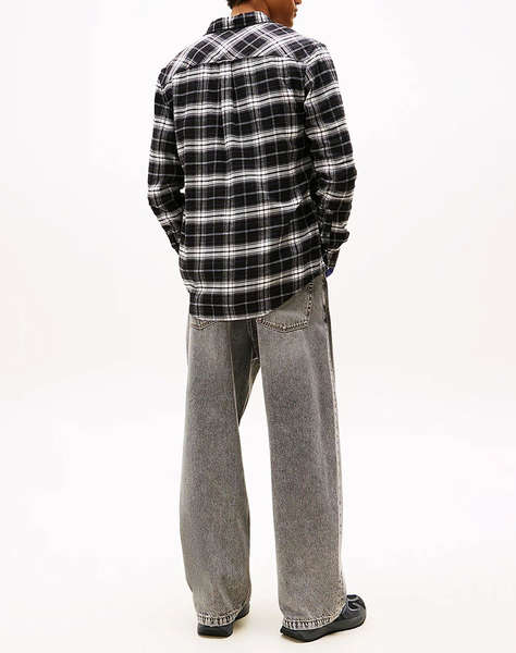 TOMMY JEANS TJM REG FLANNEL CHECK SHIRT EXT