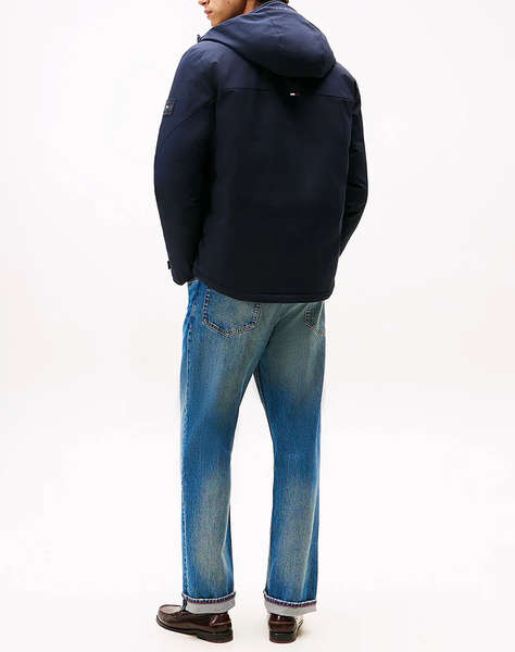 TOMMY HILFIGER TECH HOODED SHORT PADDED JACKET