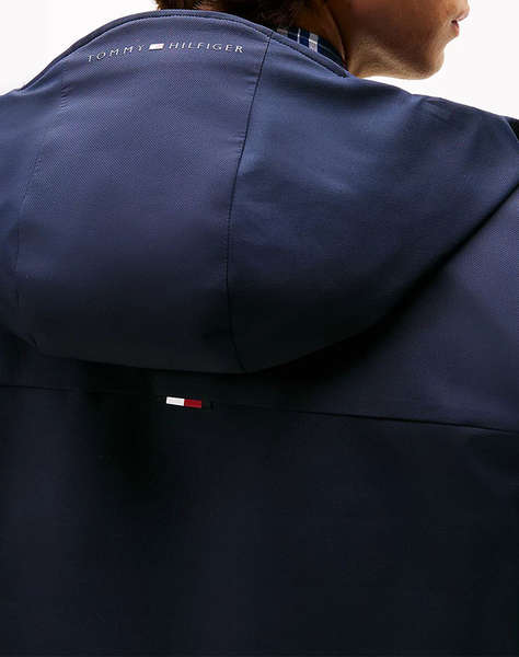 TOMMY HILFIGER TECH HOODED SHORT PADDED JACKET