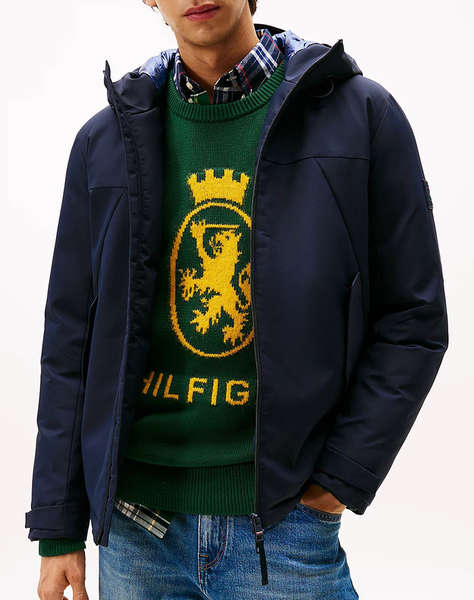 TOMMY HILFIGER TECH HOODED SHORT PADDED JACKET