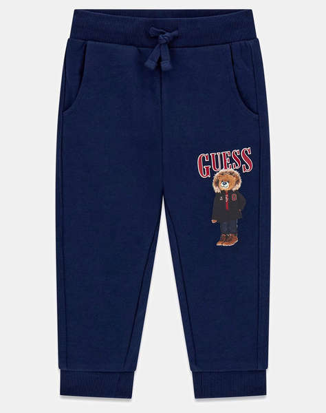 GUESS FRENCH TERRY REGULAR PANTS TROUSERS CHILDREN''S BOY