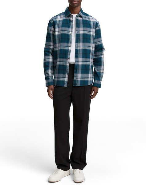 TOM TAILOR RELAXED CHECKED SHI МЪЖКА РИЗА