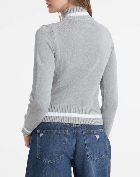 GUESS JEANS GJ LS ZIPPED INTARSIA SWTR ПЛЕТЕНИ ДАМСКИ ДРЕХИ