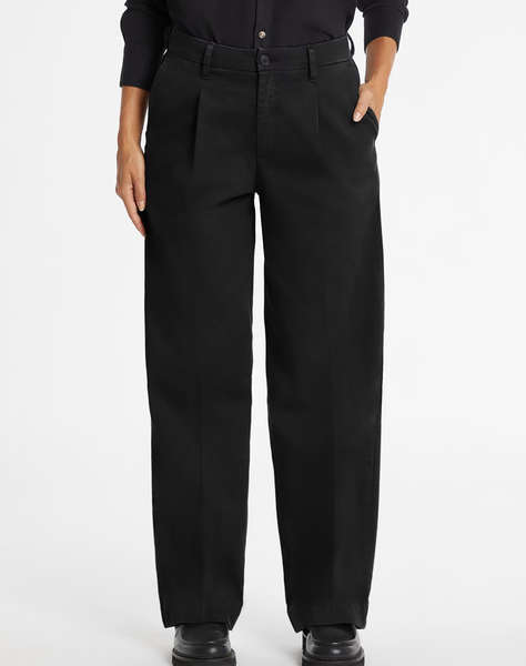 GUESS JEANS GJ WIDE LEG TROUSER - ECO ORG CO CLASSIC RG TWILL340 ДАМСКИ ПАНТАЛОНИ