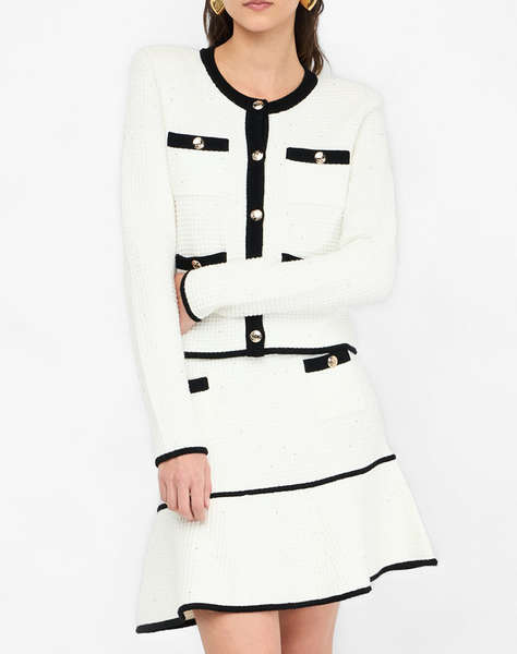 LIU JO BLACK_CF5M16_ECS GIACCA IN MAGLIA M/L ДАМСКО САКО