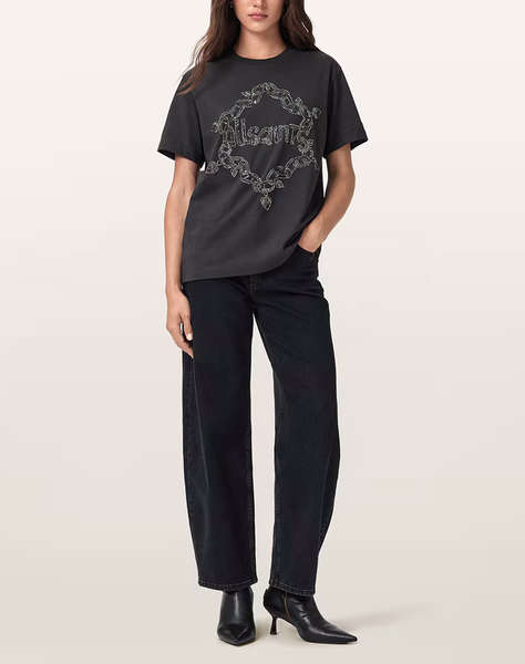 ALL SAINTS DRIP EMB BF TEE