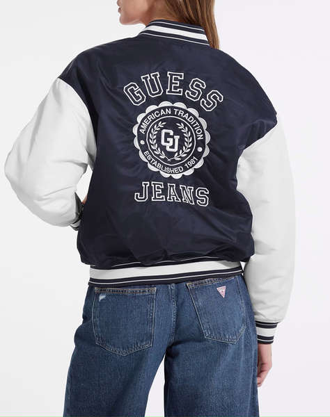 GUESS JEANS GJ VARSITY WITH EMBROIDERY ДАМСКО ЯКЕ