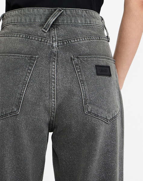 LIU JO BLACK_UF5D27_PANT.STRAIGHT FIT H.W. ДАМСКИ ПАНТАЛОНИ