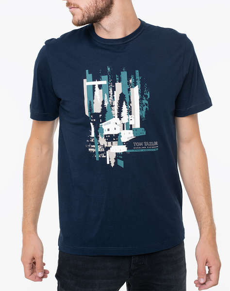 TOM TAILOR PRINTED МЪЖКА БЛУЗА