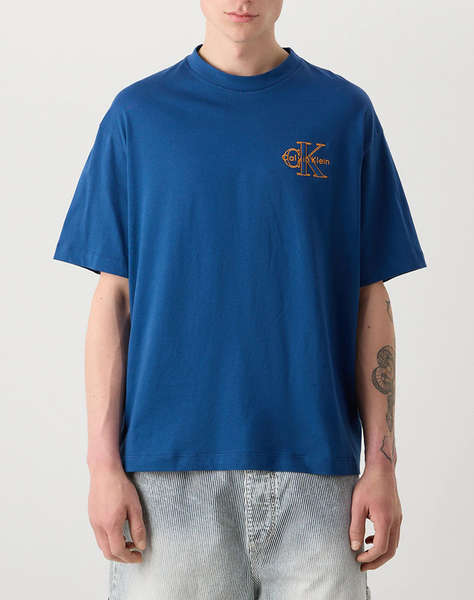 CALVIN KLEIN JEANS A- SS REL SEASONAL MONOLOGO TEE