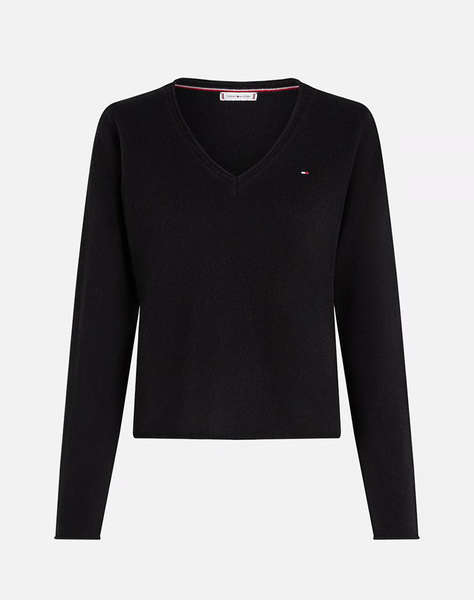 TOMMY HILFIGER SOFT WOOL V-NK SWEATER
