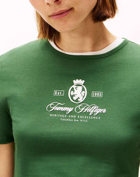 TOMMY HILFIGER VARSITY CREST SLIM SS TEE