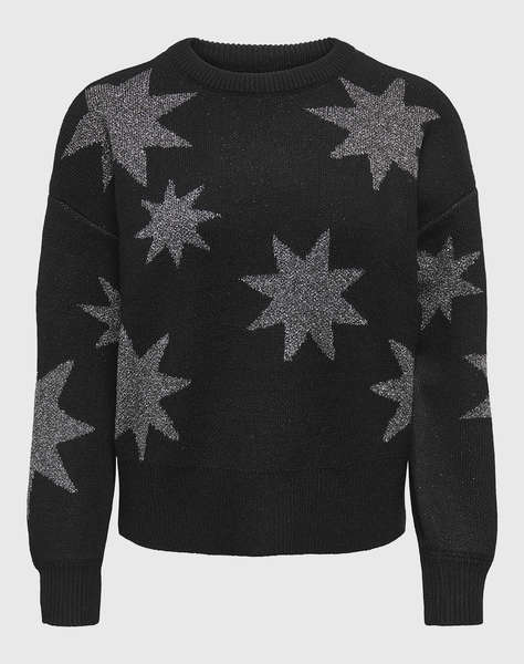 ONLY ONLROSIE LS O-NECK GLITTER KNT