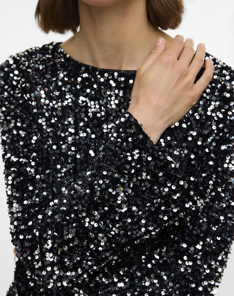 VERO MODA VMBELLA LS BOATNECK SQ TOP JRS GA