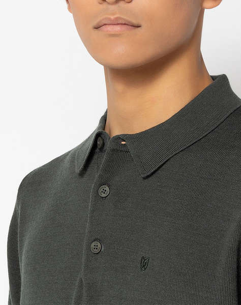 THE BOSTONIANS KNITTING MERINO POLO REGULAR FIT