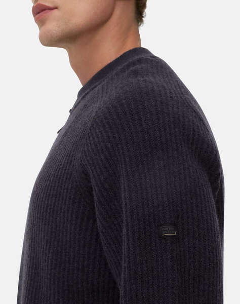 CAMEL ACTIVE ПЛЕТЕНА ЖИЛЕТКА full zip stand up collar