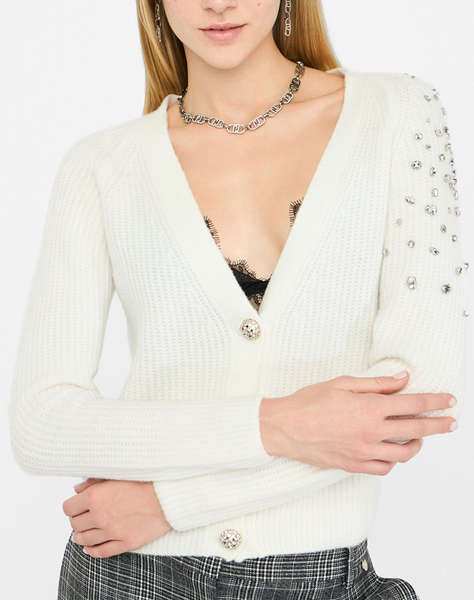 LIU JO BLACK_CF5M21_MAGLIA APERTA M/L ДАМСКА БЛУЗА