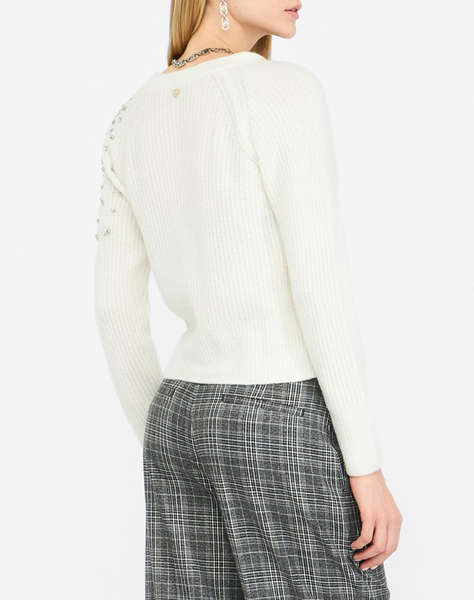 LIU JO BLACK_CF5M21_MAGLIA APERTA M/L ДАМСКА БЛУЗА