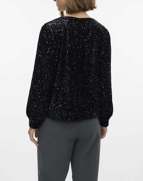 VERO MODA VMHOKA SQ L/S SWEATSHIRT JRS BTQ