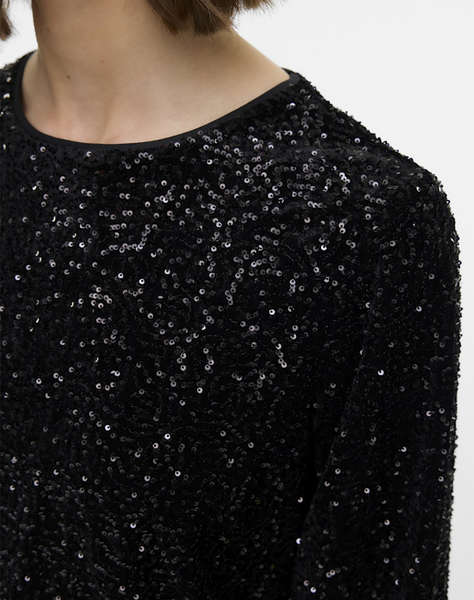 VERO MODA VMHOKA SQ L/S SWEATSHIRT JRS BTQ