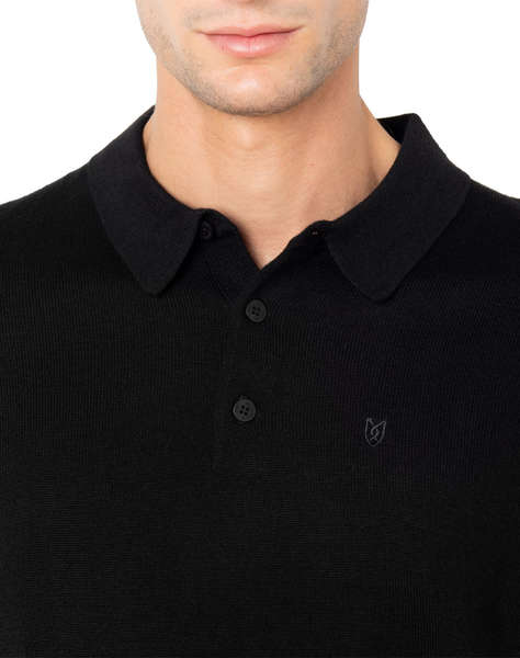 THE BOSTONIANS KNITTING MERINO POLO REGULAR FIT