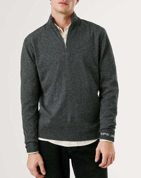 PEPE JEANS DROP 3A ANDRE MOCK ZIPPER KNITTED MEN''S