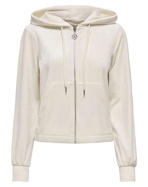 ONLY ONLREBEL L/S ZIP HOOD SWT