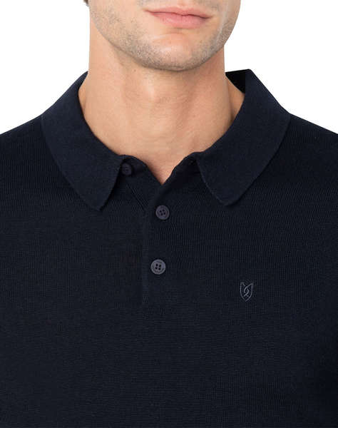 THE BOSTONIANS KNITTING MERINO POLO REGULAR FIT