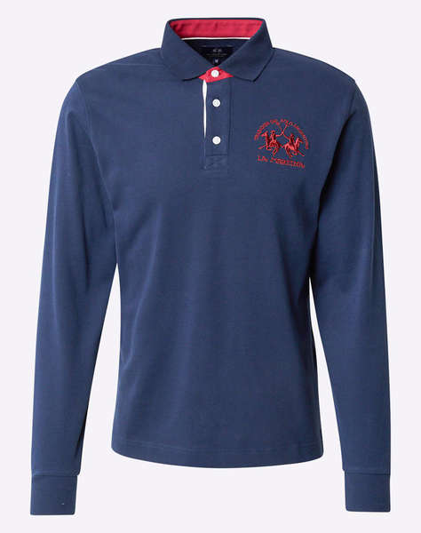 LA MARTINA БЛУЗА POLO MMMAN L/S POLO HEAVY JERSEY