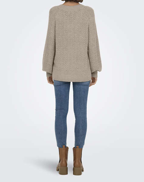 ONLY ONLLUCILLA LS GLITTER V-NECK KNT