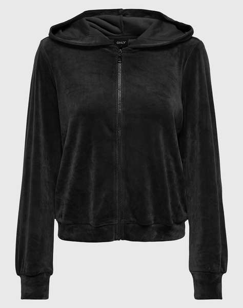 ONLY ONLREBEL L/S ZIP HOOD SWT