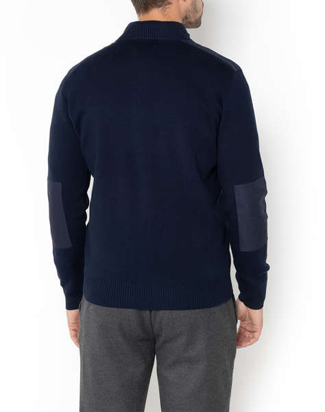 THE BOSTONIANS KNITTING HALF-ZIP REGULAR FIT