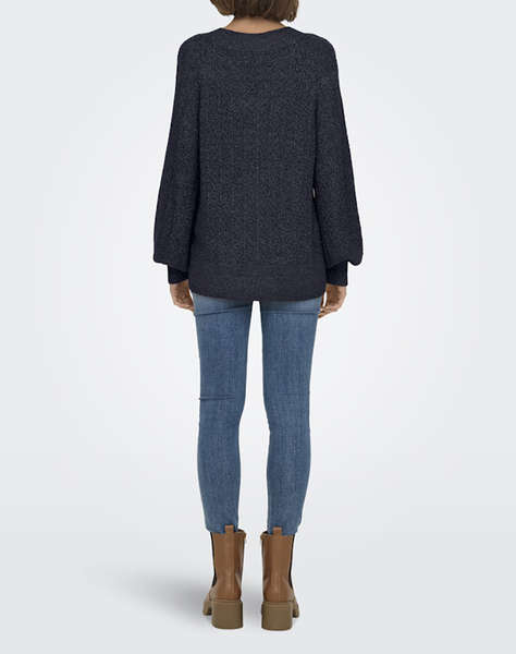 ONLY ONLLUCILLA LS GLITTER V-NECK KNT